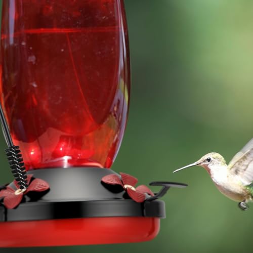 3 Pack Hummingbird Feeder Replacement Parts, Metal Top Cover with 4 Perches & 4 Flower Ports, Includes 3 Cleaning Brushes, No Feeder Bottom Base Included(Black) - color: Black