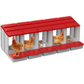 5 Hole Chicken Nesting Box with Rolling Egg Collection Design | Rolling Egg Collection & Protection Nesting Boxes, Avoid Broken Eggs, Ideal for Coops, Backyard & Family Chicken Raising ﻿ - size: 5 Compartment