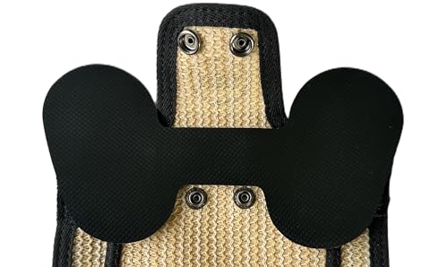 DOWN UNDER OUTDOORS 2 Small Bantam or Young Chicken Saddles (Sand Mesh) | Adjustable Straps, Chicken Apron, Poultry Saver, Pet Supplies, Including Shoulder Cover, Heavy Duty Shade Cloth Mesh - color: Sand Mesh