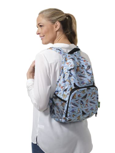 ECO CHIC Hiking Lightweight Packable Backpack - Foldable Daypack for Travel & Hiking & Outdoor Adventures - Waterproof Backpack from Recycled Materials (Puffins Teal) - color: Puffins Teal