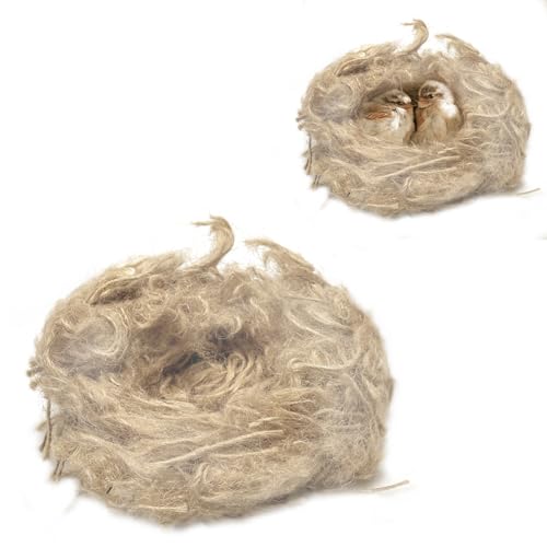 Bird Nesting Material,1.4 oz/40 g,for Hummingbird Finch | Natural Blend Parakeet Nesting Material,for Canaries,Parrots,Wild Birds