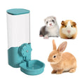Rabbit Water Bottle for Cage Crate, 29oz No Drip Hanging Automatic Pet Water Dispenser for Small Animal Guinea Pig Bunny Chinchilla Ferret Hedgehog Puppy Cat (Blue) - color: Blue