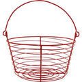 Stromberg's Large Egg Basket (Red) Holds 5.5 Dozen (66) Eggs | Coated Metal Egg Basket | Will Not Leave Marks on Eggs and Easy to Clean | Shape Allows Air Flow for Fast Cooling and Drying | Coated Metal Egg Basket, Will Not Leave Marks on Eggs and Easy to