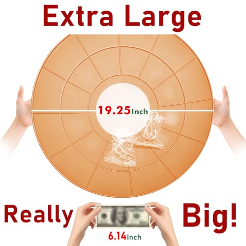 19.25-Inch Extra Large Squirrel Baffle,Hummingbird Feeder Shade Dome Cover, Bird Feeder Rain Guard, Hanging Squirrel Proof for Shepherd's Hook Outdoors (Terracotta) 2 Pack - color: Terracotta, size: 19''/2P