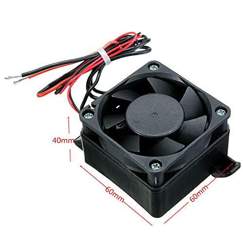 12V 100W Energy Saving Constant Temperature Heating Element Heaters for Car Small Space Heating Incubator(Black+Red)