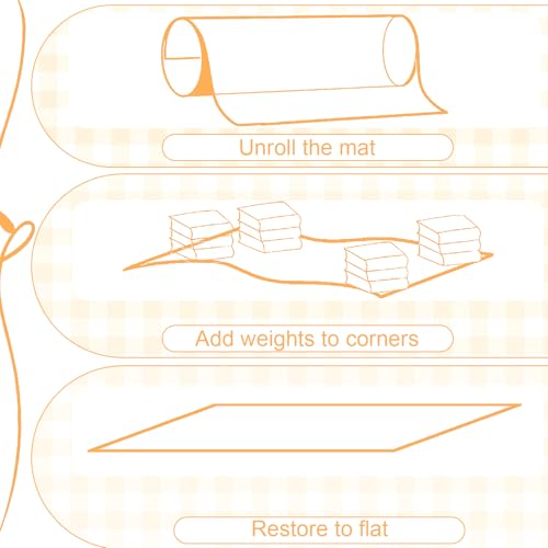 Rabbit Scratcher Mat - DIY Trimmable Self-Adhesive Bunny Scratch Pad Roll, 12 Inch x 3.28 ft Small Animal Scratching Rug for Cage, Biting, Sleeping & Nesting,Safe Scratch Mat for Rabbits & Small Pets