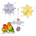3pcs Bird Toys for Parakeets, Colorful Spinner Wheel (Rondom Color) | Interactive Enrichment Toy Create Soft Rustling Sounds When Spinning, Safe for Chewing to Meet Birds' Gnawing Instincts - style: 3pcs