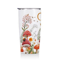 Jztco Mushroom Gifts 20 oz Tumbler, Butterfly Stainless Steel Insulated | Mushrooms Themed Insulated Travel Coffee Mugs Water Bottle, Mushroom Lover Gifts for Women Girls Mom Christmas Birthday Gifts - color: Multi 1351