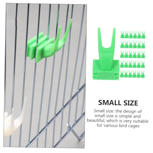 50pcs Parrot Fruit Holders Compact Vegetable Fixing Forks for Birds Convenient Foraging for Parrots Easy Installation and Practical Use Bird Cages
