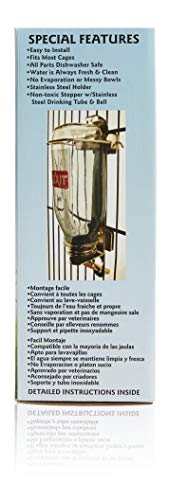 Lixit Pet Glass Water Bottle, 32-Ounce - size: 32 oz Large Tube
