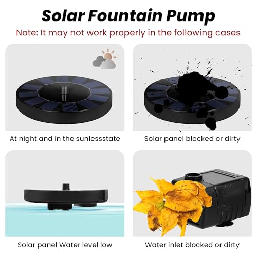 35 Inch Metal Bird Bath with Solar Fountain and 5-Prong Base | Bathing and Feeding Station, Freestanding Design, Attracts Wild Birds to Patios, Lawns and Gardens - size: bird bath with fountain