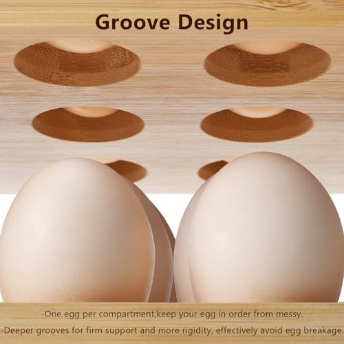Wooden Egg Holder Countertop, 3 Tier/36 Hole, Stackable | Farmhouse Style, Storage & Organizer, Durability, Assembly, For Chicken/Duck/Quail/Turkey/Easter Eggs - size: 3-Tier 12 Eggs