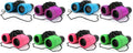 Scotamalone Kids Binoculars Shock Proof Toy Binoculars Set for Age 3-12 Years Old Boys Girls Bird Watching Educational Learning Hunting Hiking Birthday Presents (Pack of 2) - color: four pc, size: four pc (Pack of 2)