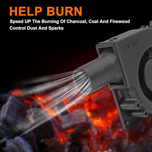 120mm BBQ Fan 12V 4.72in Blower Brushless with 110V/120V Variable Speed Controller Fan Air Mover Cooling for Camping Quick Charcoal Starter,Outdoor Barbecues,Camping Cooking (1 Fan+1 Controller) - size: 12032-1pcs