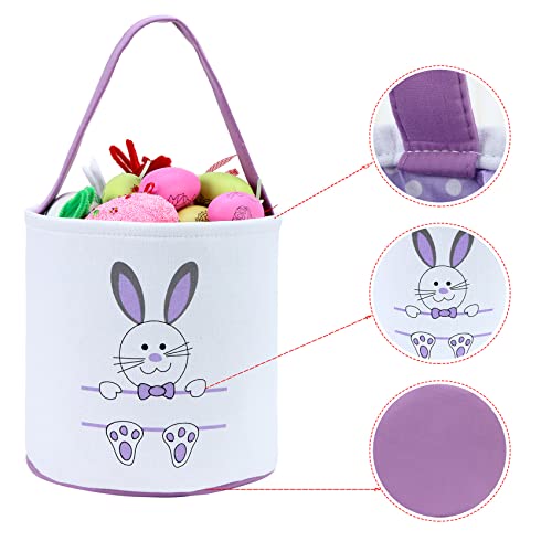 XinblueCo Baseball Basket Easter Baskets for Canvas Easter Egg Hunt Baskets - color: Baskets7