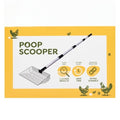 Chicken Poop Scooper for Sand, ¼" Slotted Fine Sifter & Durable Chicken Litter Scoop, Sifting Shovel, Coop Pooper Scooper, Metal Sand Sifter Shovel for Poultry Litter, 2-in-1 Poop Scoop and Rake Tool