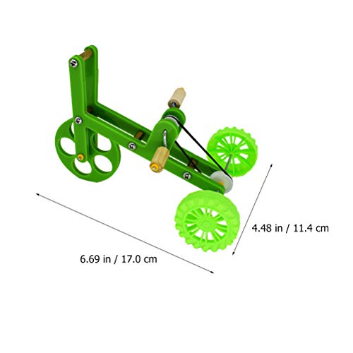 Balacoo Parrot Training Bike: Bird Intelligence Training Toy, Parrot Puzzle Bicycle for Parakeet Macaws African Greys Playtime and Enrichment, 6.69 Inch