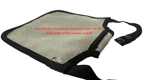 DOWN UNDER OUTDOORS 2 Medium-Large Chicken Saddles (Insulated Light Gray) | Adustable Straps, Chicken Apron, Poultry Saver, Pet Supplies, Including Shoulder Covers, Protection from the Cold - color: Insulated Light Grey