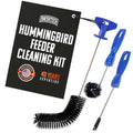 Brushtech Hummingbird Feeder Cleaning Kit - 3 Brush Set (Black/Silver/Blue) | Precision Nylon Cleaning Brushes with Easy-Grip Handles & Multi-Size Design - Reaches Feeder Ports, Bottles & Crevices - style: 3-Piece Kit