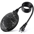 1 Pack Upgrade Bird Bath Heater for Outdoors, 60 Watts Birdbath Deicer | Pond Deicer Water Heater Thermostatically Controlled with Auto Shut off Function for Patio Lawn Winter (Marble Black) - color: Marble Black