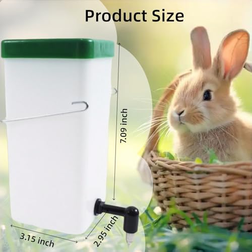 4Pack Rabbit Water Bottle for Cage, 32oz Small Animal Water Dispenser Water Bottle for Small Pet/Bunny/Ferret/Hamster/Guinea Pig/Rabbit/Chinchilla/Mouse/Rat/Gerbil (4)