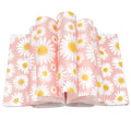 JarThenaAMCS 150 Pcs Daisy Pink Wax Paper Spring Flower Deli Paper Pastel Floral Food Sandwich Wrap Waterproof Oil-Proof Picnic Basket Liners for Party Kitchen Supplies, 9.8 x 8.3 Inch - color: Daisy Pink