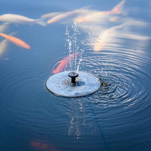 Solar Fountain, Solatec Solar Powered Bird Bath Fountain Pump 1.3W Solar Panel Kit Water Pump,Outdoor Watering Submersible Pump for Pond, Pool, Garden, Fish Tank, Aquarium
