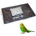 Aogigigio Bird Cage Liner - 50 Pcs Disposable Bird Cage Liners, Large 38 x 22 Inch Cage Liner for Big Tray, Leakproof Plastic Bird Cage Liner for Parakeet, Cage Liners for Small Animals