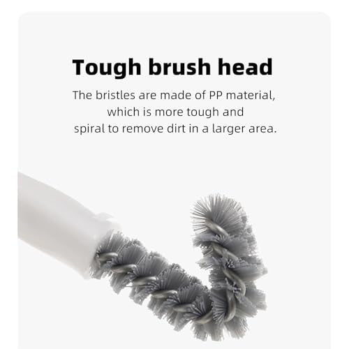 Grout Brush for Deep Cleaning – Multi-Surface Scrubber for Kitchen Sinks, Stovetops, Grill Grates, Pet Cages – Stiff Bristles Remove Stubborn Grime, Grease & Debris – Ergonomic Non-Slip Handle (2Pcs)