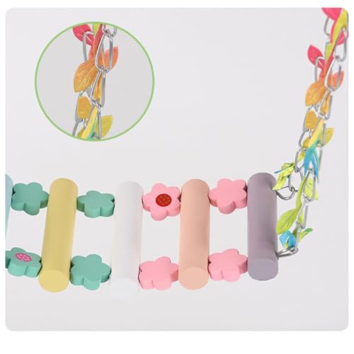 Bird Swing for Cage Branch Swing Suspending Parrot Toy Household Bird Toy Bite-Resisting Parrot Toy for Lovebird Conure Budgie Quaker Suspending Toy