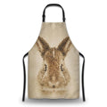Chef Works Apron Women Rabbit Kitchen Aprons for Men for Kitchen Cooking Restaurant BBQ Painting Crafting Gardening 27” (W) x 31” (H), Waterproof Aprons - color: Rabbit