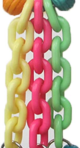 Litewoo Bird Rattan Balls Chew Toy Parrot Trim Beak for Parakeet Cockatiel Lovebird Budgie Finch Conure Canary Quaker Cage Accessories - color: Toy3