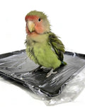 Disposable Bird Cage Liner Bags 100-Pack - 23"x19" Oversized Plastic Tray Covers | Loose Wrap Design for Easy Install | Fits Most Small to Large Cages | Leakproof & Tear-Resistant