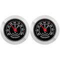 Hemoton 2-Pack Analog Cigar Humidor Hygrometer Round Mechanical Humidor Gauge Humidity Meter for Cigar Box Small Compact Accessory for Violin Case Home Use