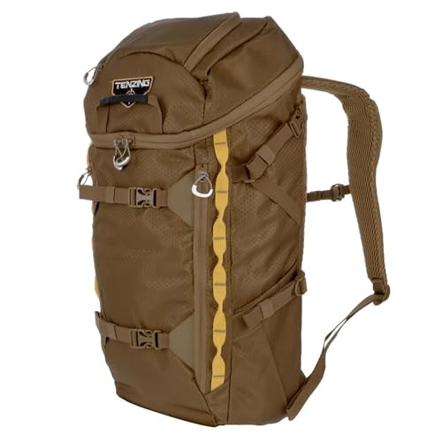 TENZING 1500 Whitetail Day Pack, Buckskin Tan Ultra-Durable Hunting Backpack with 4 Compartments & 10 Organizational Pockets Camo Backpack for Hunting Gear and Equipment - color: Buckskin Tan