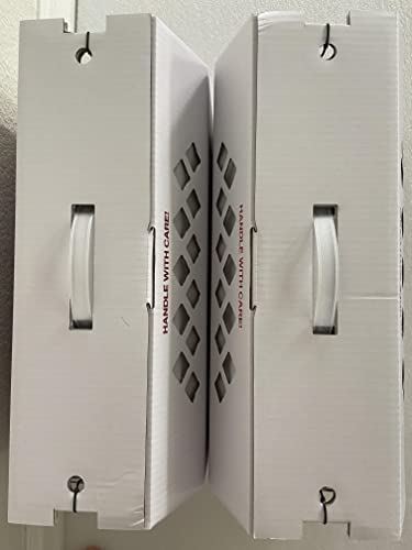 Live Bird Shipping Box Less Expensive Size 18" x 8" x 12" Tall-with Handle for Poultry, Pigeons, & Canaries - 2 Boxes