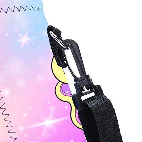 AMARY 500ML Neoprene Water Bottle Carrier Bag with Adjustable Shoulder Strap,Insulated Water Bottle Cover for Stainless Steel/Glass/Plastic Bottles 16.9OZ (cute unicorn) - color: cute unicorn