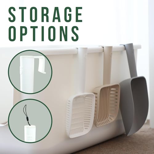 Extra Big Multipurpose Scoop– Solid Deep Scooper for Any Household – Disposing/Replacing Litter – Big Size Animal Pet Food Shovel – 44oz - color: MINT