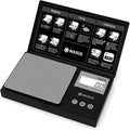 Digital Gram Scale 1000g/0.1g, Small Food Scale with Backlit LCD, Mini Pocket Scale for Jewelry | Small Food Scale with Backlit LCD, 6 Weighing Units, Tare Function - color: Matte Black