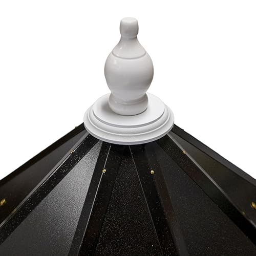 Wing & A Prayer Castle Bird House with Slate Colored Mounting Post