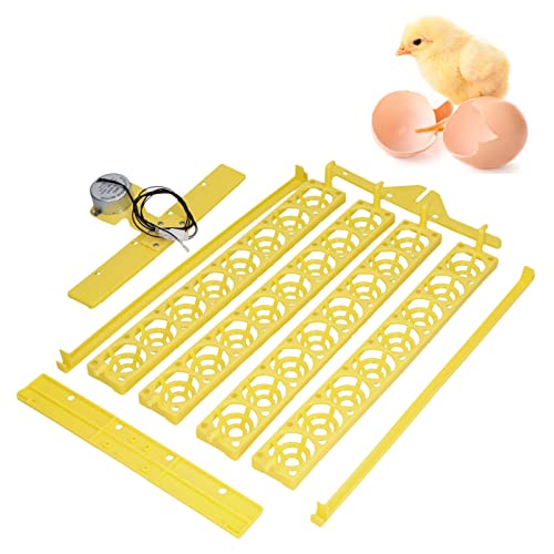 Automatic Egg Turner Convenient 32 Egg Capacity Plastic Tray, 45° Swing for Even Heat Distribution, Hollow Design for Optimal Air Circulation (110V) - size: 110V