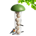 LONA Suet Ball Bird Feeder with 3 Ports, Unique Bird Feeder for Outdoors | Easy-refill, Weather Rust-Resistant Feeder for Attracting Birds, Tube Hanging Feeder for Garden/ Backyard, Green,1 Pack - style: Style3-Large Tube
