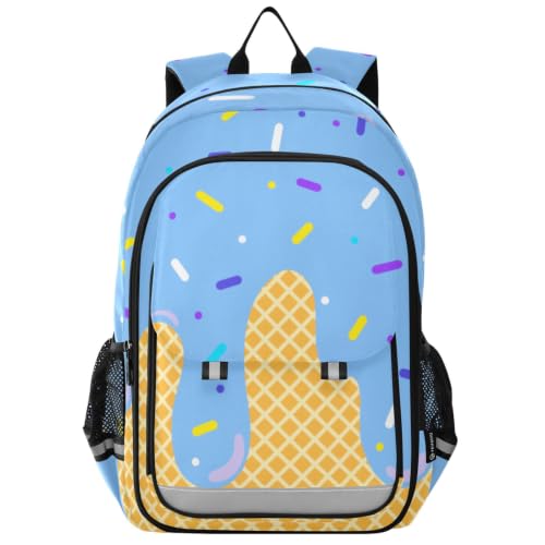 Kids Backpack Elementary Middle School Bags for Boys Girls | Travel, Daypack, Lightweight, Waterproof, with Reflective Strip - color: Multi 2