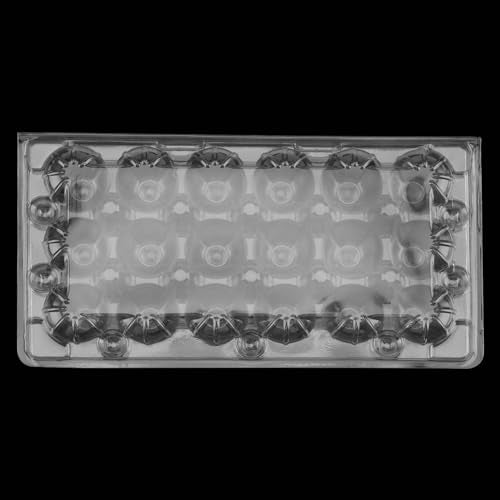 JAPCHET 150 Pack 18 Grid Quail Egg Cartons, Reusable Quail Egg Cartons Cheap Bulk, Stackable Plastic Quail Egg Container for Quail Eggs - size: 150 Pack 18 Grid