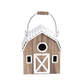 GALLERIE II Wooden Decorative Indoor Barn Birdhouse Accent Piece 7" | Farmhouse Decor, Wood, Gift Idea