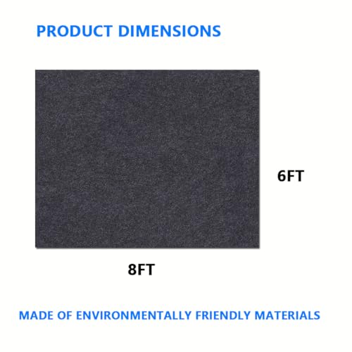 Chicken Coop Mat，Under Chicken House Mat——Absorbent Mat，Backing Prevents Liquid and Chicken Manure Penetration,Soft Material, Non-Slip Backing，Washable,Keeps Chicken House Floors Clean (8 FT x 6 FT) - size: 8 FT x 6 FT