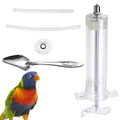 Baby Bird Feeding Syringe Set, Small Pet Parrot Feeding Tubes for Birds, Hand Feeding Tubes Kit Parrot Feeder Food Feeding & Watering Supplies for Small Pet Baby Birds (100ML) - color: 100ML