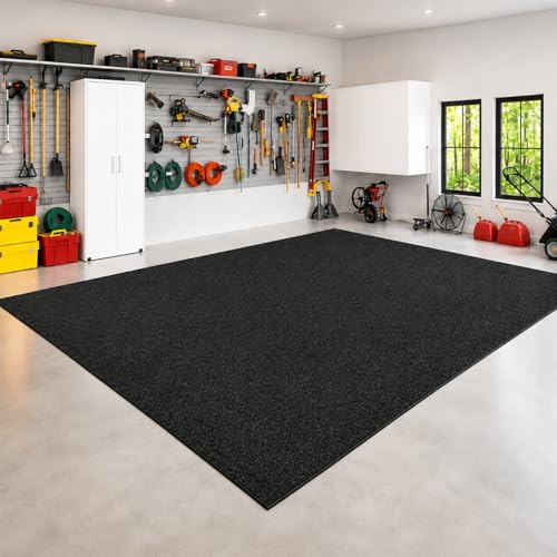 8.8 x 22 FT Garage Floor Mat, Waterproof Non Slip Parking Rug | Extra Large Garage Carpet Rug with Waterproof and Non-Slip Backing, for Driveway, Basement and Garage Floor