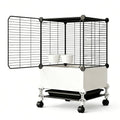 Bird Cage, Small Parrot Cage, Travel Bird Cage for Parakeets, Small Parrots, Lovebirds, Black