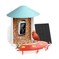 NETVUE Birdfy® Hummee Smart Hummingbird Feeder with Camera, Auto Capture Bird Videos & Birdwatching Up-Close, 2 in 1 Feeders Attract More Hummingbirds, Ideal Present for Bird Lover - color: Blue, style: Hummee